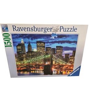 Ravensburger 1500 Piece Puzzle New York City Skyline Brooklyn Bridge 162727